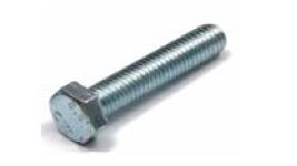 Bolt, hex. galv. DIN 933 M8 x 16 mm